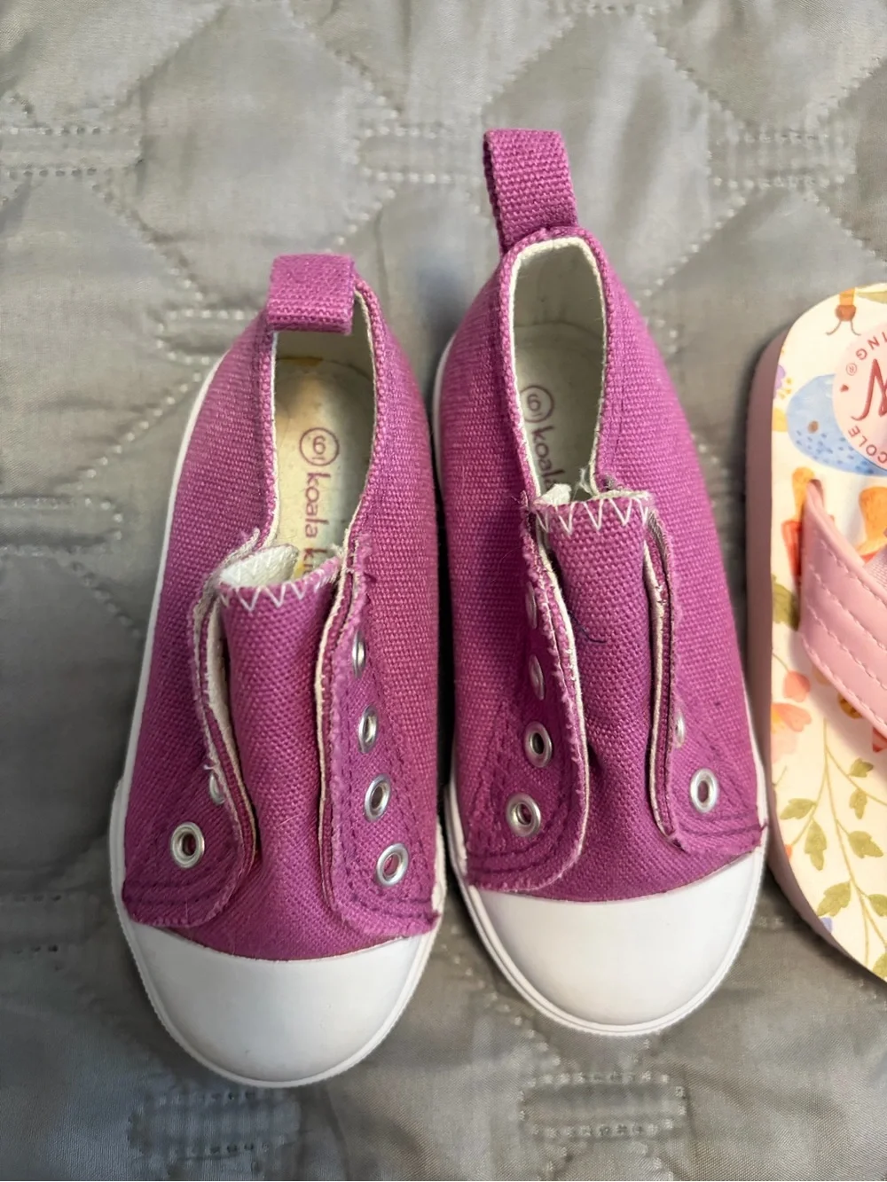 Toms leopard print, Marie Nicole Floral Kids Flip Flops, Koala Kids Purple shoes